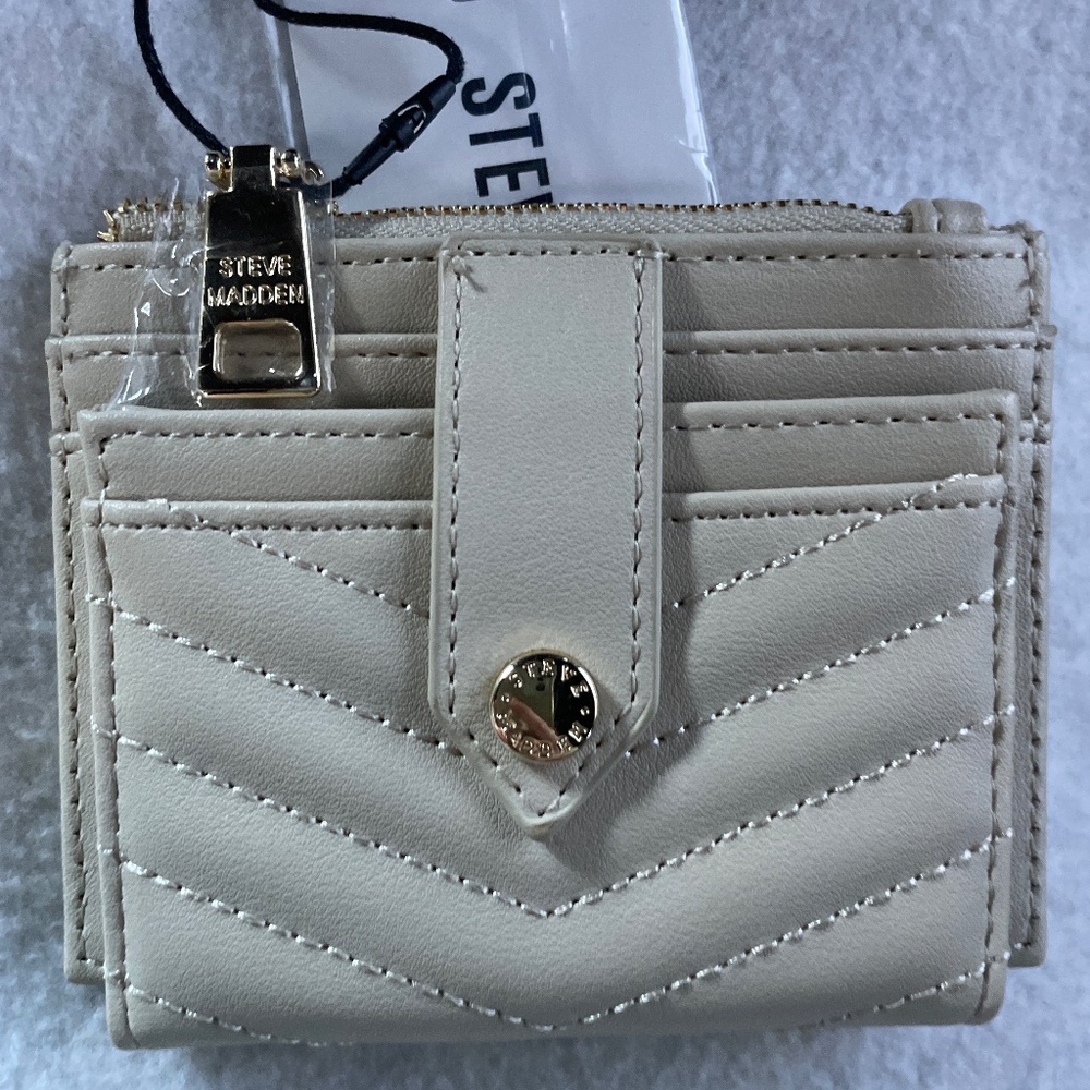 Steven Madden Oatmilk Wallet - Card Case